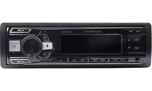 Автомагнитола Nakamichi NQ513BR, 1 DIN, USB/AUX/Bluetooth, 4х50Вт, пульт ДУ, красная подсветка