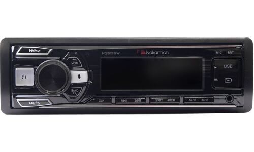 Автомагнитола Nakamichi NQ513BW, 1 DIN, USB/AUX/Bluetooth, 4х50Вт, пульт ДУ, белая подсветка
