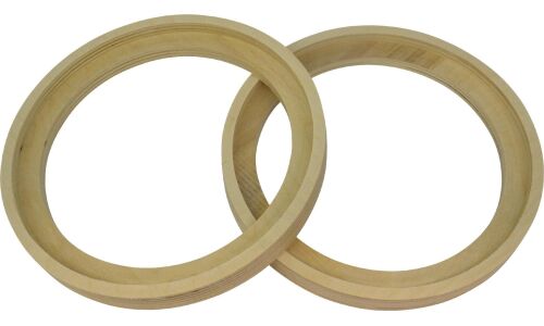 Кольцо переходное (подиум) под динамик, для Honda, Ø16→Ø21мм, фанера 18мм, 2 шт