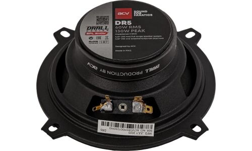 Широкополосные динамики ACV DR5 DRALL, 5.25" (13см), 60/130Вт, 80-20000Гц, 2 динамика