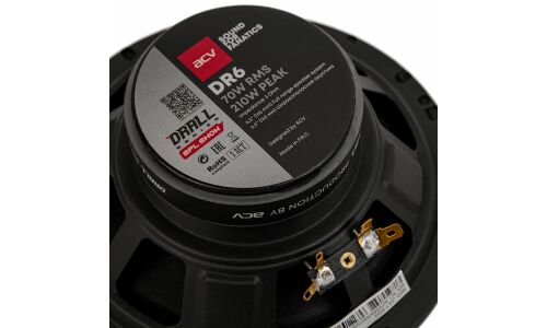 Широкополосные динамики ACV DR6 DRALL, 6.5" (16.5см), 70/210Вт, 70-18000Гц, 2 динамика