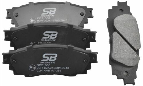 Колодки тормозные дисковые SB NAGAMOCHI, задние, комплект на ось (4 шт), арт. BP21006