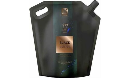 Стеклоомывающая жидкость Лукойл Black Edition, зимняя, -30°C, с эксклюзивным ароматом от ведущих парфюмеров мира, 3.78л, арт. 3474339