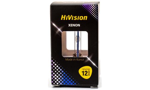 Лампа ксеноновая HiVision Xenon D2S (P32d-2), 85В, 35Вт, 6000К, 1 шт