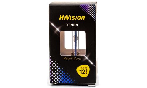 Лампа ксеноновая HiVision Xenon D4S (P32d-5), 42В, 35Вт, 5000К, 1 шт