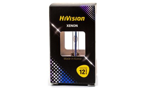 Лампа ксеноновая HiVision Xenon D4S (P32d-5), 42В, 35Вт, 6000К, 1 шт