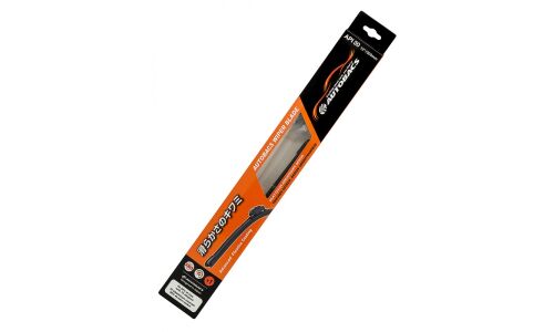 Щетка стеклоочистителя Autobacs Wiper Blade, 300мм (12"), бескаркасная, всесезонная, со спойлером, 10 переходников, 1 шт, арт. API30
