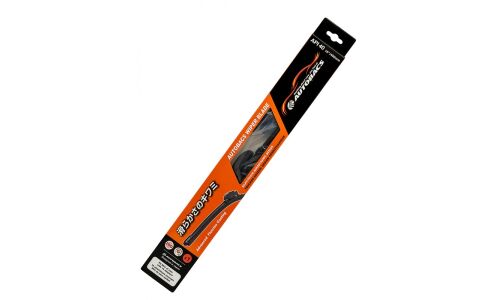 Щетка стеклоочистителя Autobacs Wiper Blade, 400мм (16"), бескаркасная, всесезонная, 10 переходников, 1 шт, арт. API40