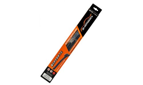 Щетка стеклоочистителя Autobacs Wiper Blade, 425мм (17"), бескаркасная, всесезонная, со спойлером, 10 переходников, 1 шт, арт. API43
