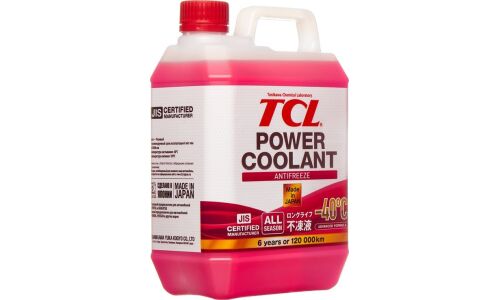 Антифриз TCL Power Coolant, SLLC, розовый, -40°C, 2л, арт. PC2-40R