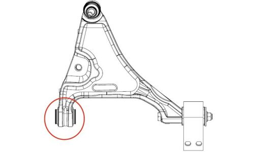 Сайлентблок рычага подвески CTR, арт. GV0425 (CVSU-6)