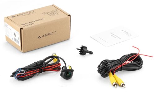 Камера заднего вида Aspect, универсальная, врезная, 12В, 170°, IP68, 1280*720, парковочная разметка, арт. RC-2B