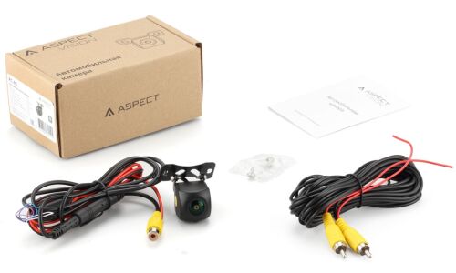 Камера заднего вида Aspect, универсальная, c кронштейном, 12В, 170°, IP68, 1280*720, парковочная разметка, арт. RC-4B