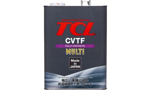 Масло трансмиссионное TCL CVTF Multi, синтетическое, универсальное, для вариаторов, 4л, арт. A004MLTC