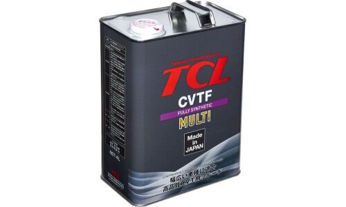 Масло трансмиссионное TCL CVTF Multi, синтетическое, универсальное, для вариаторов, 4л, арт. A004MLTC