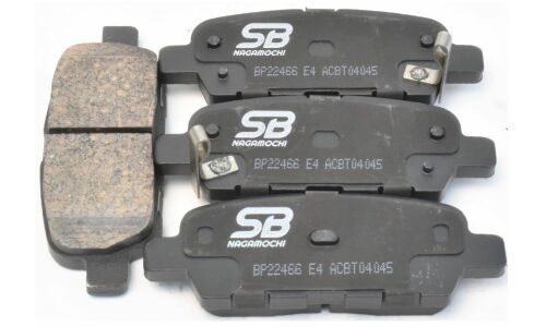 Колодки тормозные дисковые SB NAGAMOCHI, задние, комплект на ось (4 шт), арт. BP22466