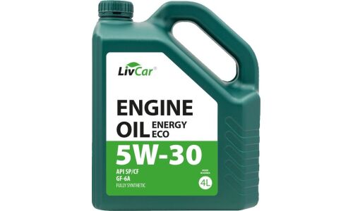Масло моторное LivCar Engine Oil Energy Eco 5w30, синтетическое, API SP/CF, ILSAC GF-6A, универсальное, 4л, арт. LC1550530-004