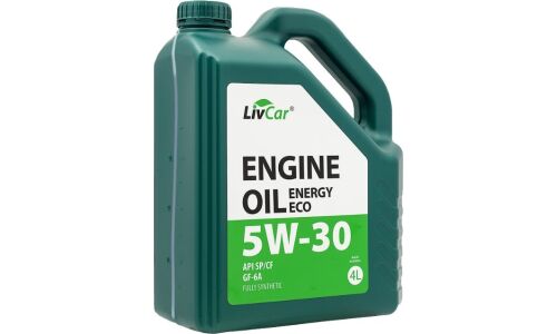 Масло моторное LivCar Engine Oil Energy Eco 5w30, синтетическое, API SP/CF, ILSAC GF-6A, универсальное, 4л, арт. LC1550530-004