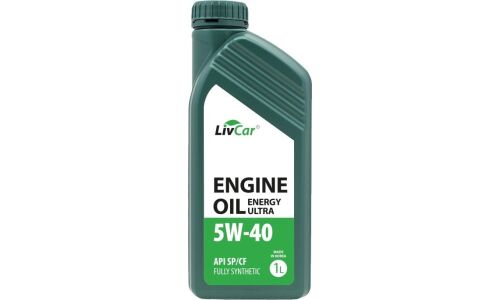 Масло моторное LivCar Engine Oil Energy Ultra 5w40, синтетическое, API SP/CF, универсальное, 1л, арт. LC1040540-001