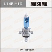 Лампа галогенная Masuma Blue Skyglow H19 (PU43t-3, T11), 12В, 60/55Вт, 4200К, 1 шт, арт. L145