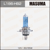 Лампа галогенная Masuma Blue Skyglow HB2(9003) (P43t, T16), 12В, 60/55Вт, 4200К, 1 шт, арт. L186