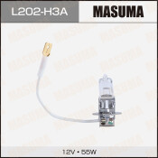 Лампа галогенная Masuma Clearglow H3a (PK22s/6, T12), 12В, 35Вт, 3000К, 1 шт, арт. L202