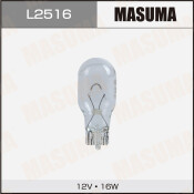 Лампа Masuma W16W (W2.1x9.5d, T15), 12В, 16Вт, арт. L2516