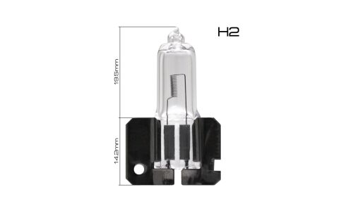 Лампа галогенная Masuma Clearglow H2 (X511, T9), 12В, 55Вт, 3200К, 1 шт, арт. L255
