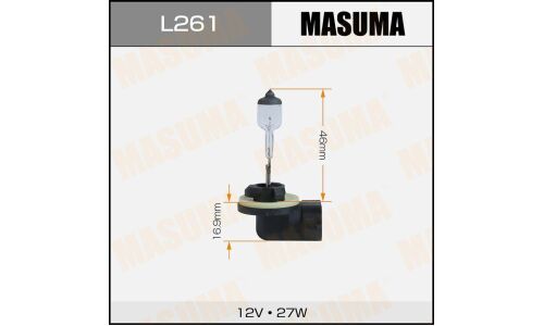 Галоген. лампа MASUMA H27W/2 12V 27W