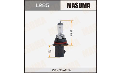 Лампа галогенная Masuma Clearglow HB1(9004) (P29t, T17), 12В, 3200К, 65/45Вт, 1 шт, арт. L285
