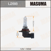 Лампа галогенная Masuma HIR2(9012) (PX22d, T11), 12В, 55Вт, 3200К, 1 шт, арт. L288
