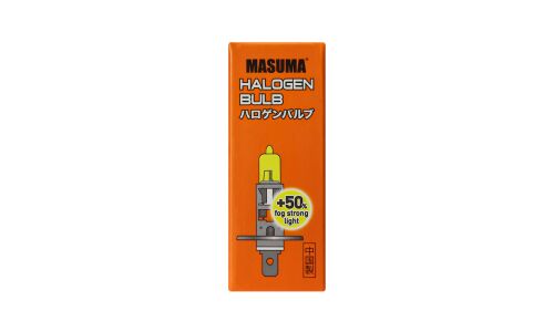 Лампа галогенная Masuma Yellowglow H1 (P14.5s, T8), 12В, 55Вт, 2800К, 1 шт, арт. L211
