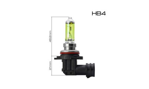 Лампа галогенная Masuma Yellowglow HB4(9006) (P22d, T12), 12В, 55Вт, 6000К, 1 шт, арт. L360
