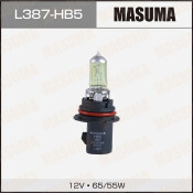 Лампа галогенная Masuma Yellowglow HB5(9007) (PX29t, T17), 12В, 65/55Вт, 2800К, 1 шт, арт. L287