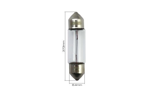 Лампа Masuma Festoon C10W (SV8.5, T10x37), 12В, 10Вт, комплект 10 шт