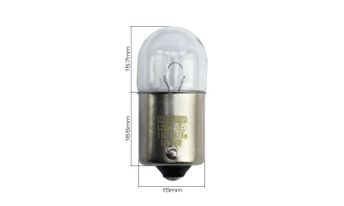 Лампа Masuma R5W (BA15s, G18), 12В, 5Вт, комплект 10 шт