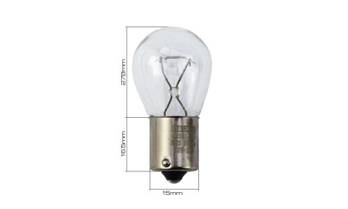 Лампа Masuma P21W (BA15s, S25), 12В, 21Вт, комплект 10 шт, арт. L551