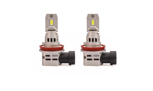 Лампа светодиодная Masuma LED H8/H11 (PGJ19-1, PGJ19-2, T11), 12В, 27Вт (соответствует 55Вт), 6000К, комплект 2 шт, арт. L615