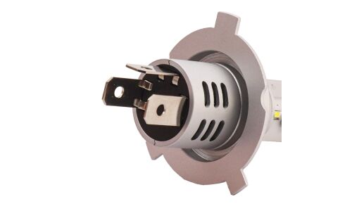 Лампа светодиодная Masuma LED H4 (P43t, T16), 12В, 26/21Вт (соответствует 60/55Вт), 6000К, комплект 2 шт, арт. L645