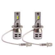 Лампа светодиодная Masuma LED H3 (PK22s, T12), 12В, 20Вт (соответствует 55Вт), 6000К, комплект 2 шт, арт. L685