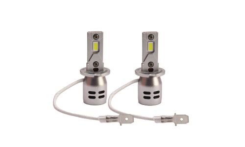 Лампа светодиодная Masuma LED H3 (PK22s, T12), 12В, 20Вт (соответствует 55Вт), 6000К, комплект 2 шт, арт. L685