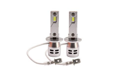 Лампа светодиодная Masuma LED H1 (P14.5s, T8), 12В, 20Вт (соответствует 55Вт), 6000К, комплект 2 шт, арт. L695