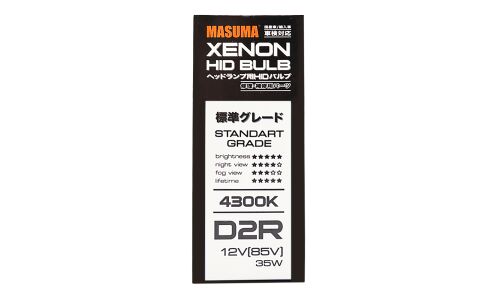 Лампа ксеноновая Masuma Standard Grade D2R (P32d-3), 85В, 35Вт, 4300К, 1 шт, арт. L822