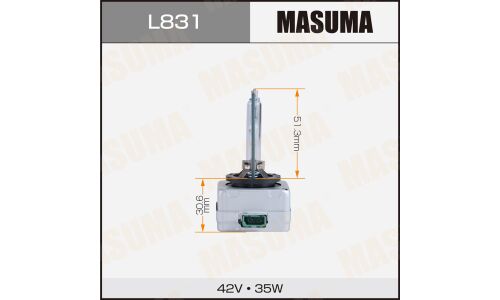 Лампа ксеноновая Masuma Standard Grade D3S (PK32d-5), 42В, 35Вт, 4300К, 1 шт, арт. L831