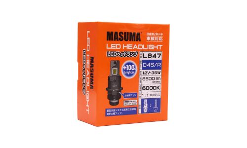 Лампа светодиодная Masuma LED D4S/D4R (P32d-5,P32d-6), 12В, 35Вт, 6000К, комплект 2 шт, арт. L847