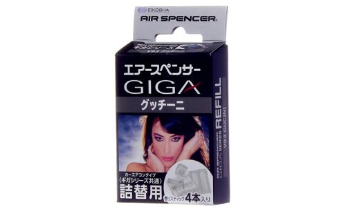 Картриджи для ароматизатора в дефлектор Eikosha Giga Guchini (Парфюм), меловой, клипса, 4 шт, арт. V-93