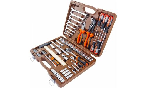 Набор инструментов Ombra, под размеры 1/2, 1/4", комплект 77 предметов, арт. OMT77S