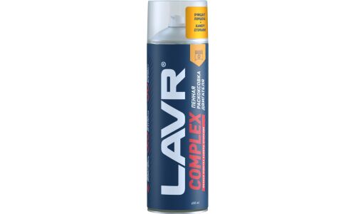 Раскоксовыватель Lavr Complex, пенный, для бензиновых и дизельных двигателей, аэрозоль 650мл (+трубка), арт. Ln2512