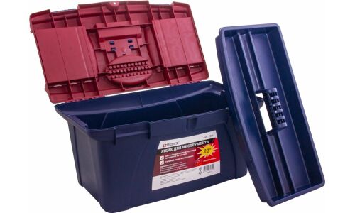 Ящик для инструментов Thorvik 22", пластиковый, размер 565х325х290мм, арт. TB22