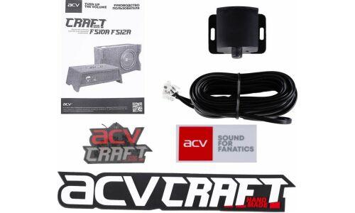Сабвуфер активный ACV CRAFT FS10A, 10" (20см), 300/1800Вт, 590(505)х340х205мм